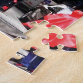 Chicago IL - Regentag auf E Wacker Drive Puzzle (Seite)