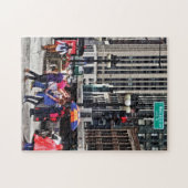 Chicago IL - Regentag auf E Wacker Drive Puzzle (Horizontal)