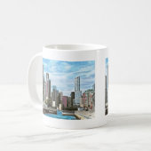 Chicago IL - Schleuse Chicago Harbour Kaffeetasse (Vorderseite Links)