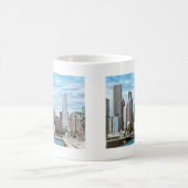 Chicago IL - Schleuse Chicago Harbour Kaffeetasse (Mittel)