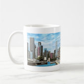 Chicago IL - Schleuse Chicago Harbour Kaffeetasse (Links)
