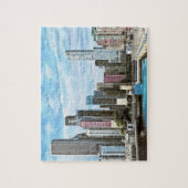 Chicago IL - Schleuse Chicago Harbour Puzzle (Vertikal)