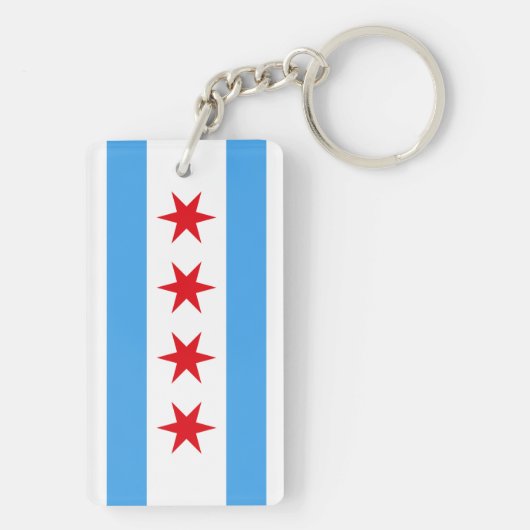 CHICAGO, IL SCHLÜSSELANHÄNGER (Rückseite)