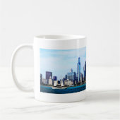 Chicago IL - Schooner gegen Chicago Skyline Kaffeetasse (Links)