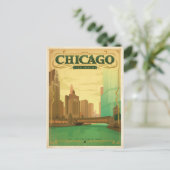 Chicago, IL - St. Patrick's Day Postkarte (Stehend Vorderseite)