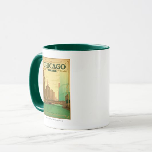 Chicago, IL - St. Patrick's Day Tasse (Vorderseite Links)
