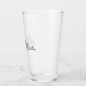 Chicago IL Stadtbild-Illustration Glas (Links)