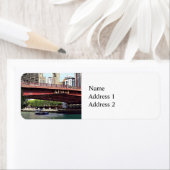 Chicago IL - Wassertaxi unter Columbus Dr. Bridge (Insitu)