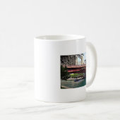 Chicago IL - Wassertaxi unter Columbus Dr. Bridge Kaffeetasse (VorderseiteRechts)