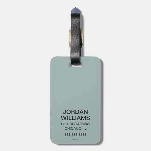 Chicago, IL - Zug "L" Gepäckanhänger (Rückseite vertikal)