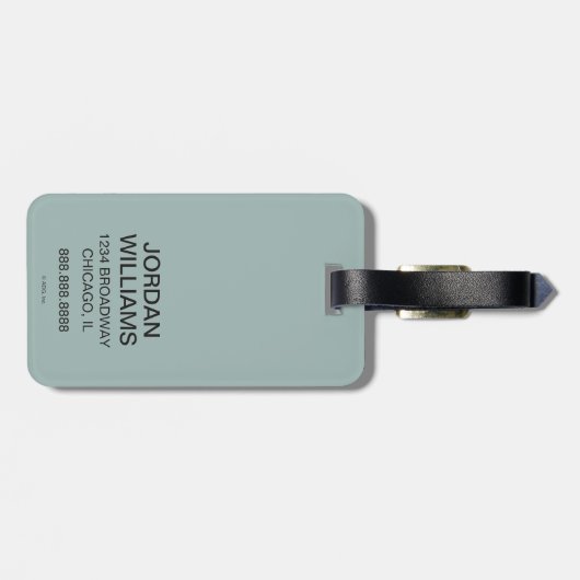 Chicago, IL - Zug "L" Gepäckanhänger (Rückseite horizontal)