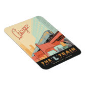 Chicago, IL - Zug "L" Magnet (Rechte Seite)