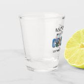 Chicago Ilinois Bachelor Party Gastgeschenk Hochze Schnapsglas (Links)