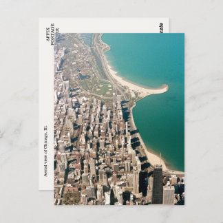 Chicago, Ill. Luftbild-Postkarte Postkarte