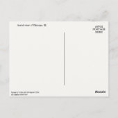 Chicago, Ill. Luftbild-Postkarte Postkarte (Rückseite)