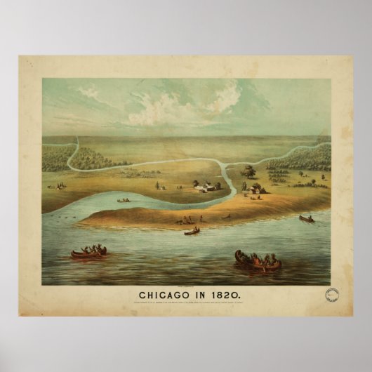 Chicago, Illinois (1820) Poster (Vorne)