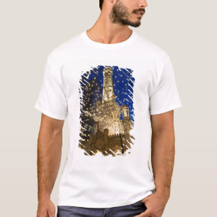 Chicago, Illinois, alter Wasserturm mit Feiertag T-Shirt