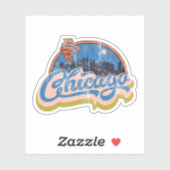 Chicago, Illinois Aufkleber (Blatt)