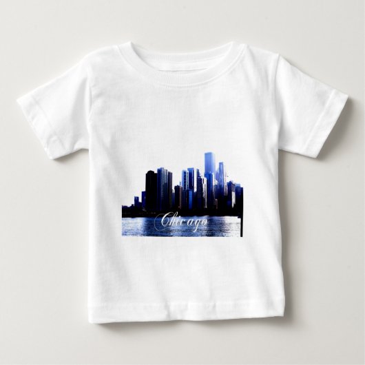 Chicago Illinois Baby T-shirt (Vorderseite)