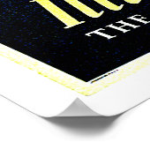 Chicago Illinois Beach Vintage Travel Poster (Ecke)