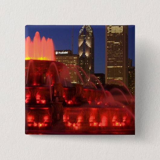 Chicago, Illinois, Buckingham-Brunnen Button (Vorderseite)