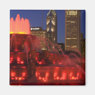 Chicago, Illinois, Buckingham-Brunnen Magnet