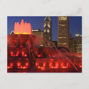 Chicago, Illinois, Buckingham-Brunnen Postkarte