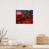 Chicago, Illinois, Buckingham Fountain Poster (Küche)