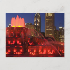 Chicago, Illinois, Buckingham Fountain Postkarte