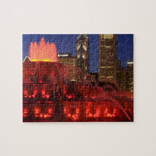 Chicago, Illinois, Buckingham Fountain Puzzle (Horizontal)
