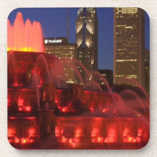 Chicago, Illinois, Buckingham Fountain Untersetzer