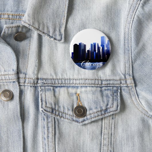 Chicago Illinois Button (Beispiel)