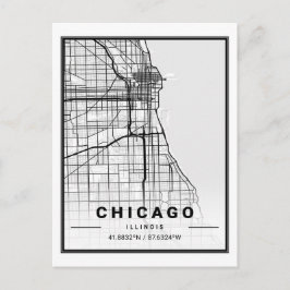 Chicago Illinois Carolina USA Reisen Postkarte