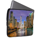 Chicago Illinois City Laptopschutzhülle (Vorne Rechts)