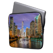 Chicago Illinois City Laptopschutzhülle (Vorderseite Links)