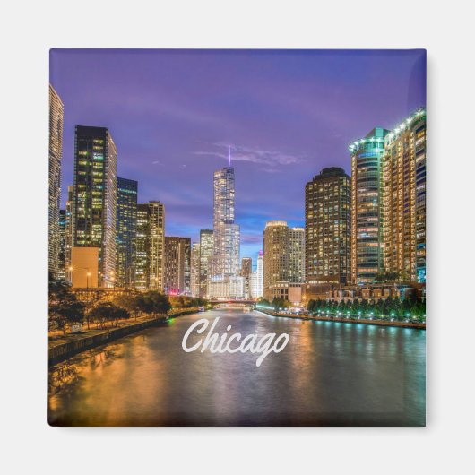 Chicago Illinois City Magnet (Vorne)