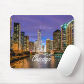 Chicago Illinois City Mousepad (Mit Mouse)