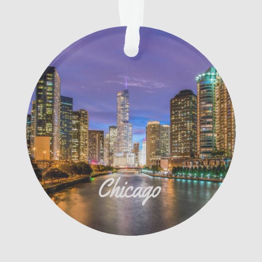 Chicago Illinois City Ornament (Rückseite)