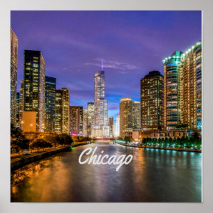 Chicago Illinois City Poster