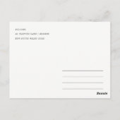 Chicago Illinois City Scape Watercolor Reisen Postkarte (Rückseite)