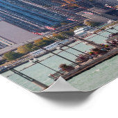 Chicago Illinois City Skyline Poster (Ecke)