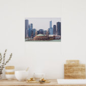 Chicago Illinois City Skyline Poster (Küche)