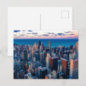 Chicago Illinois City Skyline Postkarte (Vorne/Hinten)