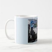 Chicago Illinois City Skyline Skyscrapers Foto Kaffeetasse (Links)