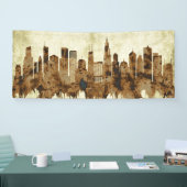Chicago Illinois Cityscape Banner (Messe)