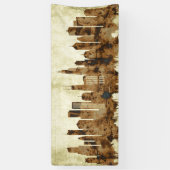 Chicago Illinois Cityscape Banner (Vertikal)