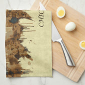 Chicago Illinois Cityscape Geschirrtuch (Viertel Falte)