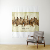 Chicago Illinois Cityscape Wandteppich (Beispiel)