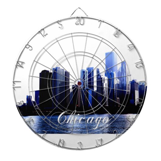 Chicago Illinois Dartscheibe (vorne)