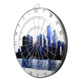 Chicago Illinois Dartscheibe (Vorderseite rechts)